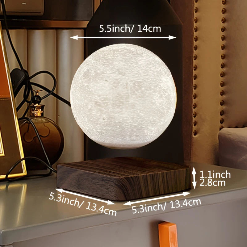 Floating moon lamp