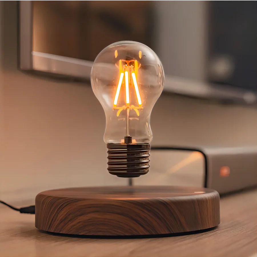 LED Magnetic Floating Light Bulb